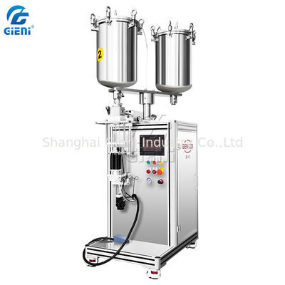Viskositas Kosmetik Lip Gloss Filling Machine Servo Motor Driven Lifting