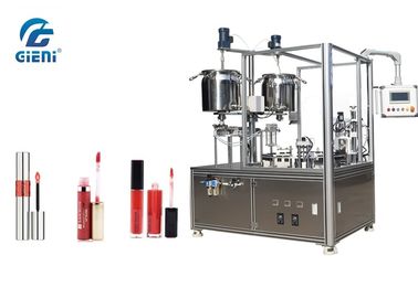 Harga yang bagus Semi - Automatic Lip Gloss Filling Machine Jenis Rotary Dengan 24 ~ 30pcs / Min Capacity on line