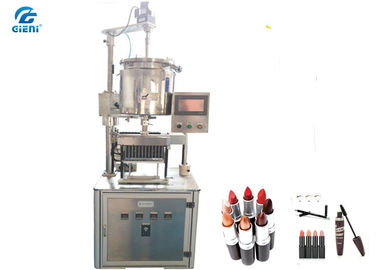 Harga yang bagus Durable 12 Cavities Matte Lipstick Filling Machine, 20L Single Jacket Tank on line