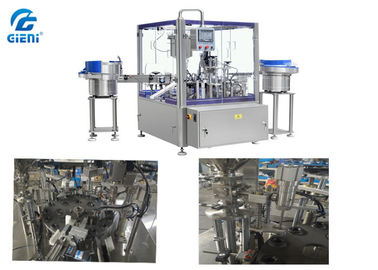 Harga yang bagus Mesin Automatic Rotary Lip Gloss Filling 1-30ml dengan 50 Potongan Per Menit on line