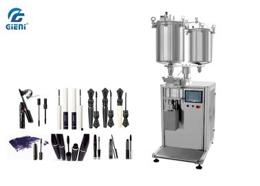Harga yang bagus Stainless Steel Tank Mascara Filling Machine 14kw Power Dengan Dua Nozel on line