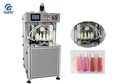 Harga yang bagus Rotary Type Lip Gloss Filling Machine Multi - Warna Lip Gloss on line