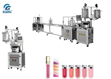 Harga yang bagus Mesin Pengisi Kosmetik Otomatis Kecepatan Tinggi Untuk Minyak Bibir Dengan Layar Sentuh on line