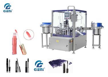 Harga yang bagus 220V Automatic Cosmetic Filling Machine dengan Sistem Botol Capping on line