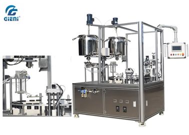 Harga yang bagus Secara Manual Feeding Wadah Peralatan Pengisian Kosmetik Dengan Capper on line