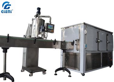 Harga yang bagus Gear Pump Eyeliner Cream Lipstick Filling Machine dengan Cooling Tunnel on line