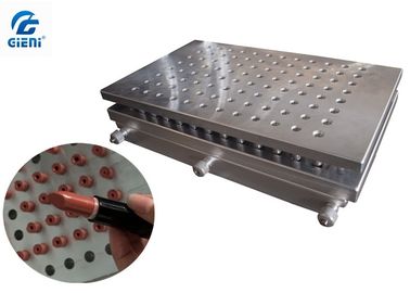 Harga yang bagus Aluminium 96 Rongga Manual Logam Lipstik Cetakan Untuk Mesin Pengisian Warna Kosmetik on line
