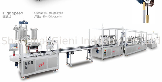 Harga yang bagus Sistem Kontrol PLC Mesin Pengisian Krim Bibir Berkecepatan Tinggi Otomatis Dengan Pengisian Tepat on line