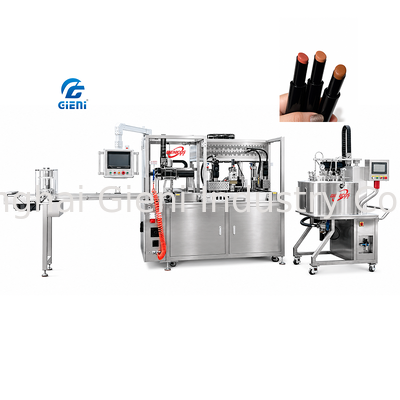 GLU-900 Sub-Zero Cooling Lipstick Filling Machine KANGSHIJIE Kompresor -20°C 900pcs/h Produksi
