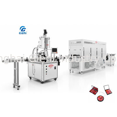 JYF Lift-Type Single-Nozzle Filling Line Otomatis Manual Operasi 380V untuk Krim Mata