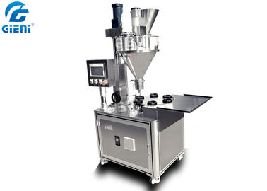 Harga yang bagus Intelligently Weigh Cosmetic Powder Press Machine With Working Platform on line