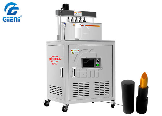 Harga yang bagus 2000pcs / H Glitter Powder Penyemprotan Lipstik Filling Machine Dilepas Kanvas on line