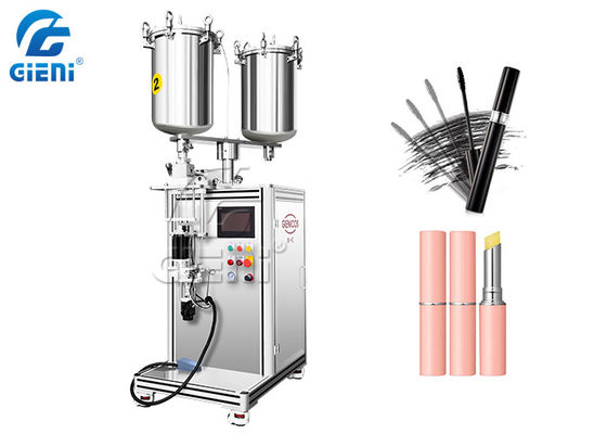Mesin Pengisian Maskara Nozzle Ganda Vertikal Semi Otomatis
