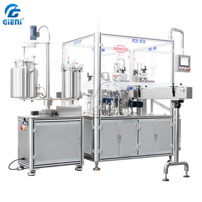 Harga yang bagus 60 pcs/Min Penuh Otomatis Rotary Type Lip Gloss Tube Filling Machine on line