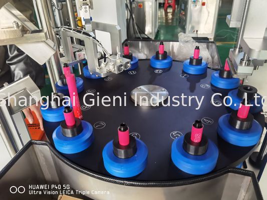 Mesin Pengisi Maskara Otomatis 30ML dengan Meja Getar & Output 50 PCS/Menit